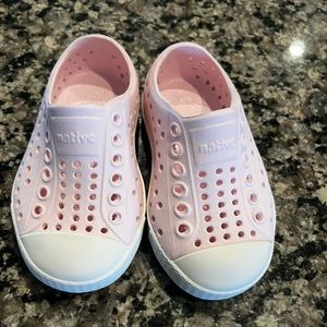 Native Pink Toddler Shoes C5